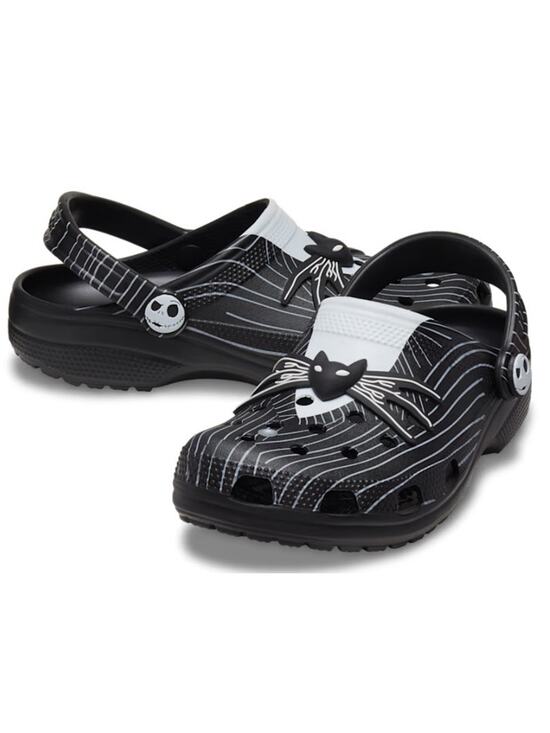 Crocs Classic Clog Mens 10 Jack Skellington Nightmare Before Christmas Black NWT main image 9